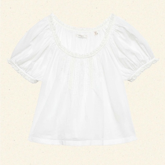 COPY - Doen Frederica Top in Salt - Picture 3 of 3